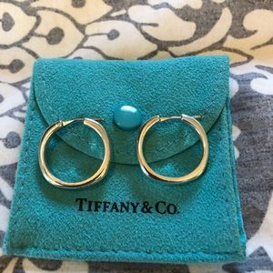 Tiffany hoop earrings